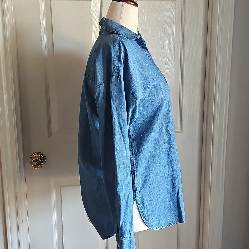 J. Jill Denim Shirt - Picture 4 of 5